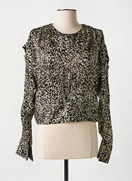 Blouse fermeture boutonnée au dos manches longues beige IRO femme