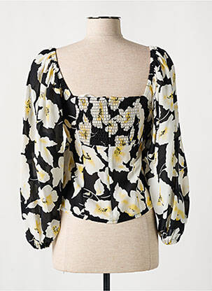 Blouse imprimé fleurs manches longues noir BA&SH femme