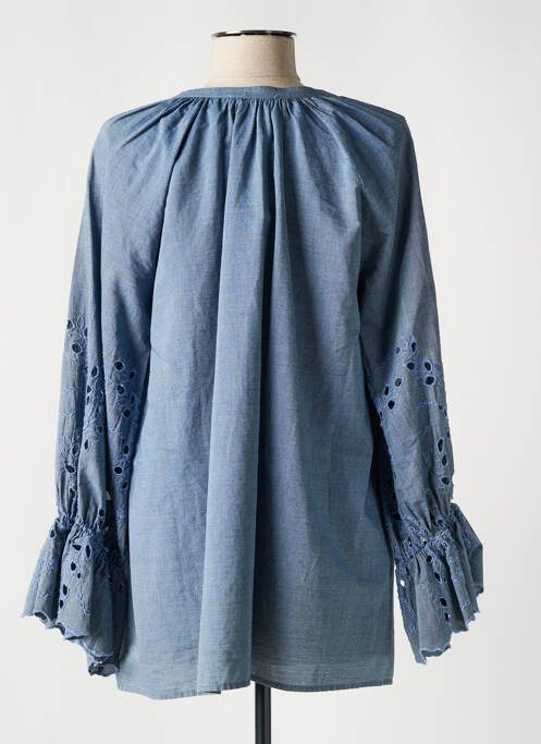 Blouse bleu HANA SAN pour femme