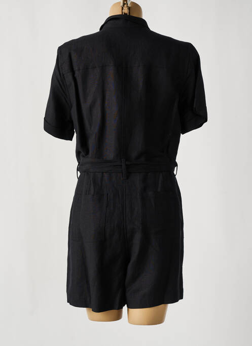 Combishort poches manches courtes noir RAILS femme