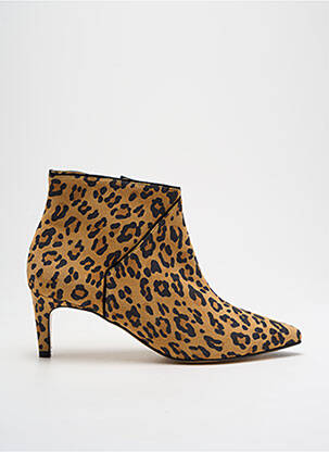 Bottines/boots bout pointu talon de 4 à 6cm marron PARALLELE femme