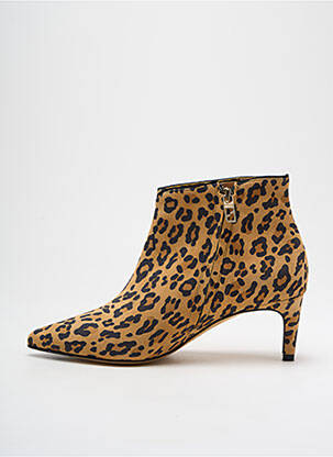 Bottines/boots bout pointu talon de 4 à 6cm marron PARALLELE femme