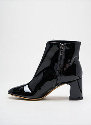 Bottines/boots matière lisse talon de 4 à 6cm noir PARALLELE femme