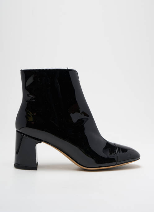 Bottines/boots matière lisse talon de 4 à 6cm noir PARALLELE femme