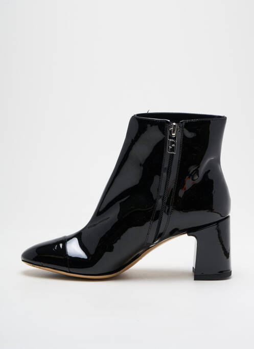 Bottines/boots matière lisse talon de 4 à 6cm noir PARALLELE femme