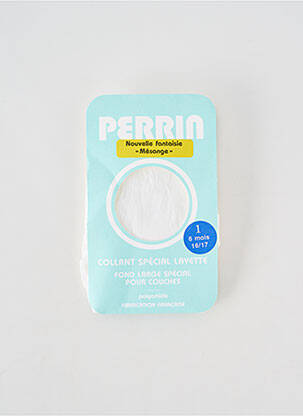 Collants stretch blanc PERRIN fille