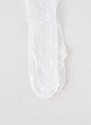 Collants stretch blanc PERRIN fille