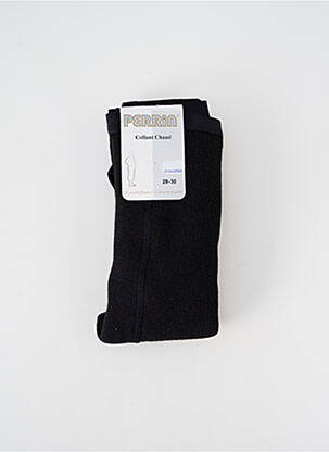 Collants stretch noir PERRIN fille
