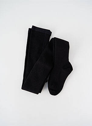 Collants stretch noir PERRIN fille