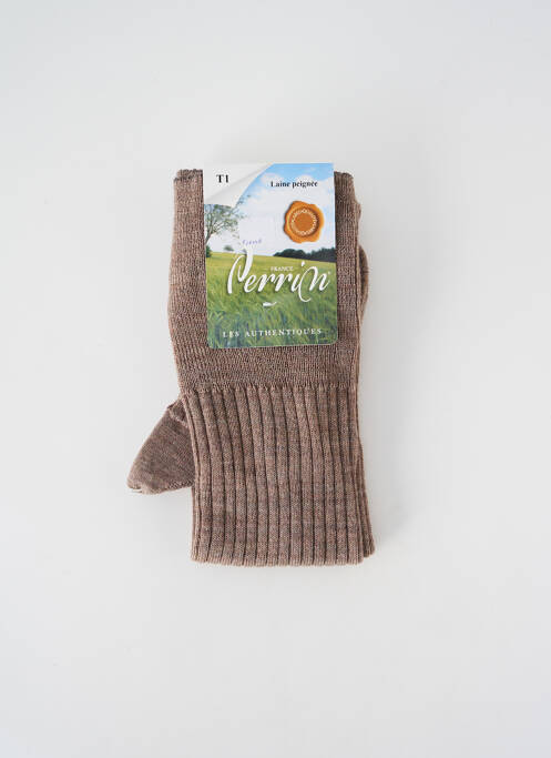 Bas beige PERRIN pour femme