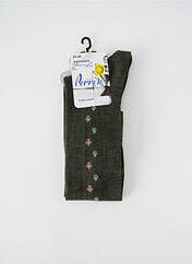 Chaussettes vert PERRIN pour homme seconde vue