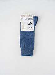 Chaussettes bleu PERRIN pour homme seconde vue
