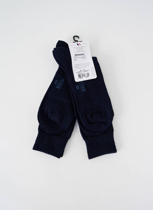 Chaussettes bleu PERRIN pour homme