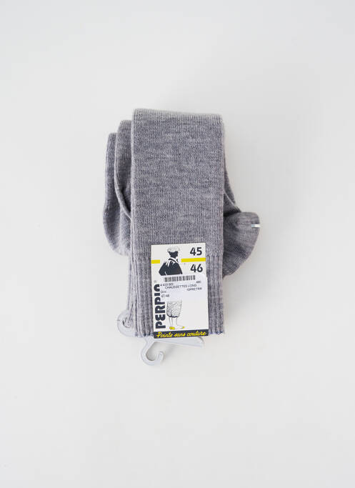 Chaussettes gris PERRIN pour homme