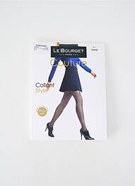 Collants imprimé fantaisie bleu LE BOURGET femme