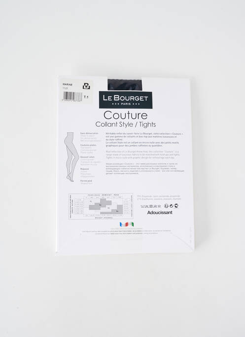 Collants bleu LE BOURGET pour femme