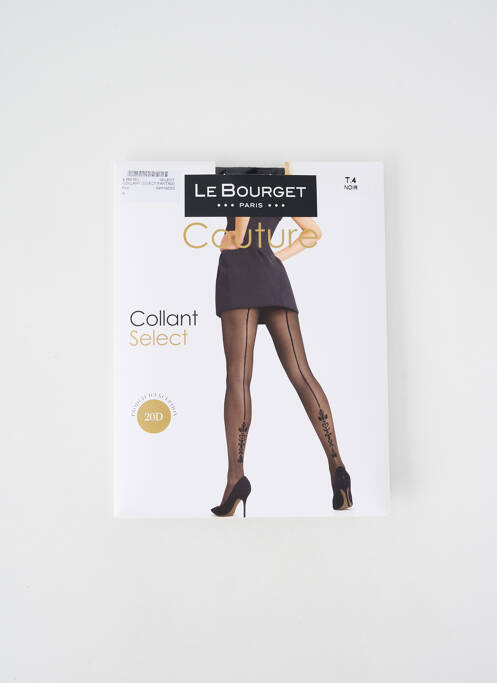 Collants noir LE BOURGET pour femme