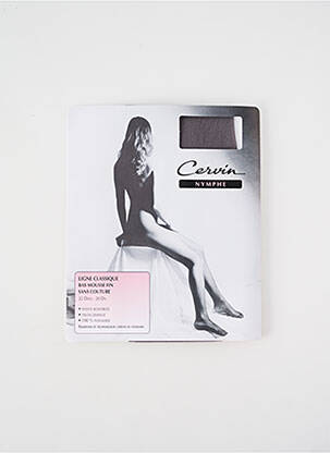 Bas stretch gris CERVIN femme