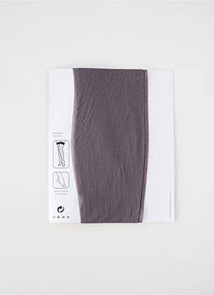 Bas stretch gris CERVIN femme