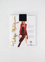Collants bleu PHILIPPE MATIGNON pour femme seconde vue