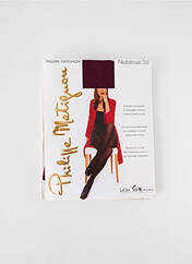Collants violet PHILIPPE MATIGNON pour femme seconde vue