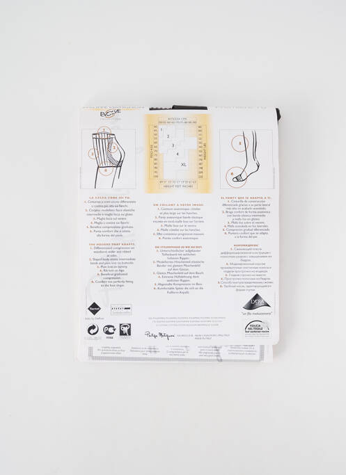 Collants gris PHILIPPE MATIGNON pour femme