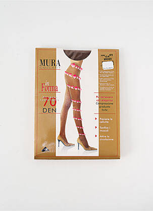Collants stretch marron MURA femme