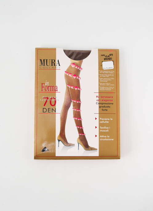 Collants marron MURA pour femme