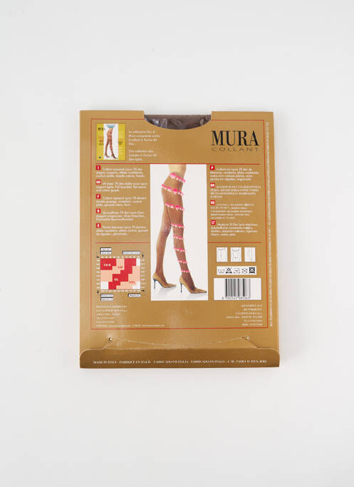 Collants marron MURA pour femme