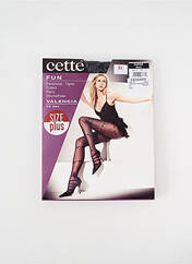 Collants noir CETTE pour femme seconde vue