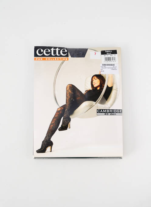 Collants noir CETTE pour femme
