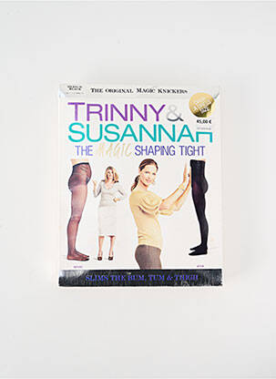 Collants stretch noir TRINNY & SUSANNAH femme