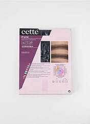 Collants noir CETTE pour femme seconde vue