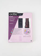 Collants noir CETTE pour femme seconde vue