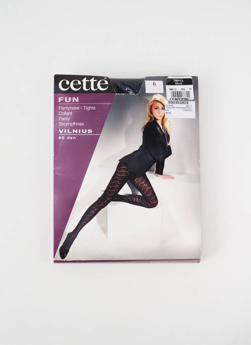 Collants noir CETTE pour femme