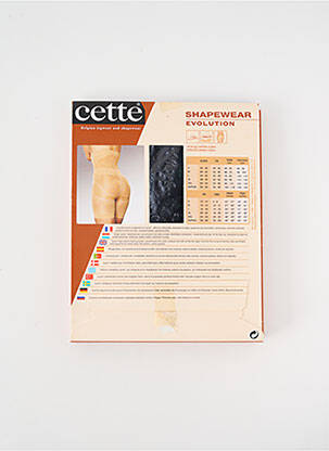 Culotte gainante effet matière satinée noir CETTE femme