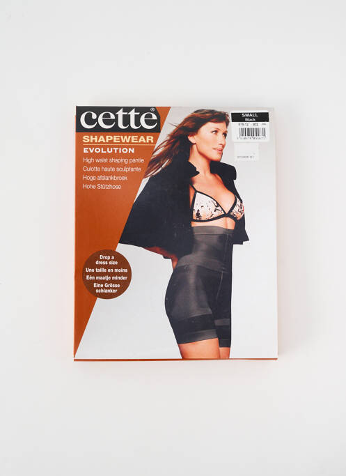 Culotte gainante effet matière satinée noir CETTE femme