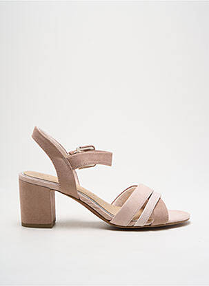 Sandales/nu pieds talon bottier talon de 4 à 6cm beige MARCO TOZZI femme