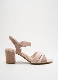 Sandales/nu pieds talon bottier talon de 4 à 6cm beige MARCO TOZZI femme