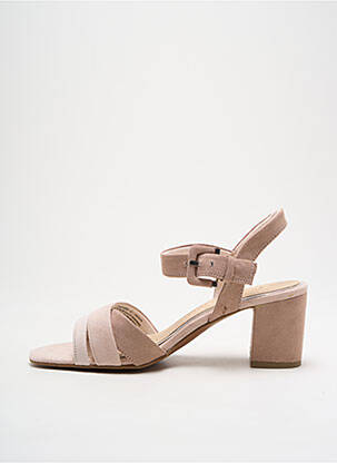 Sandales/nu pieds talon bottier talon de 4 à 6cm beige MARCO TOZZI femme