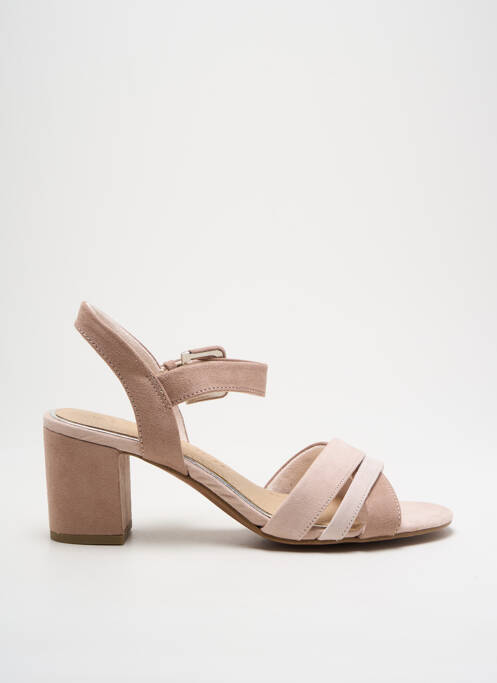 Sandales/nu pieds talon bottier talon de 4 à 6cm beige MARCO TOZZI femme