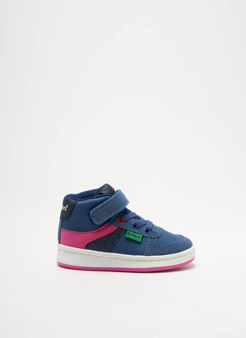 Baskets bleu KICKERS pour fille