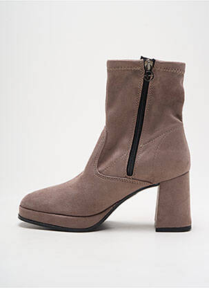 Bottines/boots talon bottier talon de 4 à 6cm beige TAMARIS femme