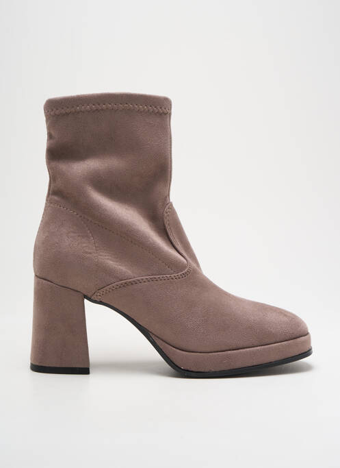 Bottines/Boots beige TAMARIS pour femme