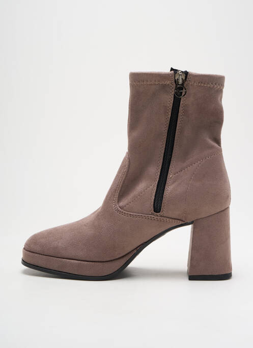 Bottines/Boots beige TAMARIS pour femme