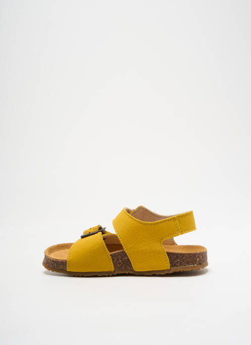 Sandales/Nu pieds jaune BOPY pour garçon