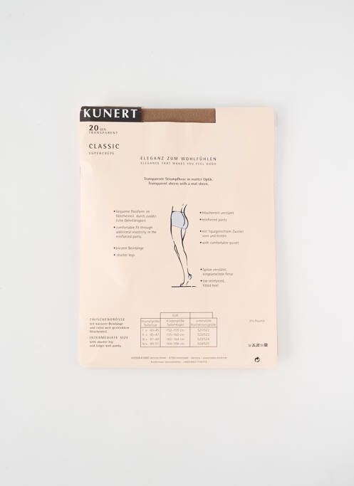 Collants chair KUNERT pour femme