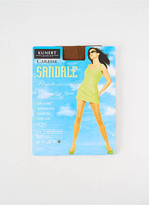 Collants stretch marron KUNERT femme