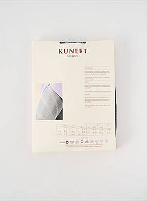 Collants imprimé fantaisie gris KUNERT femme