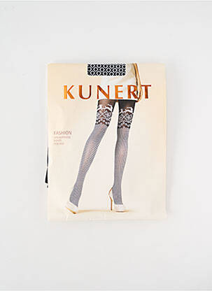 Collants imprimé fantaisie noir KUNERT femme